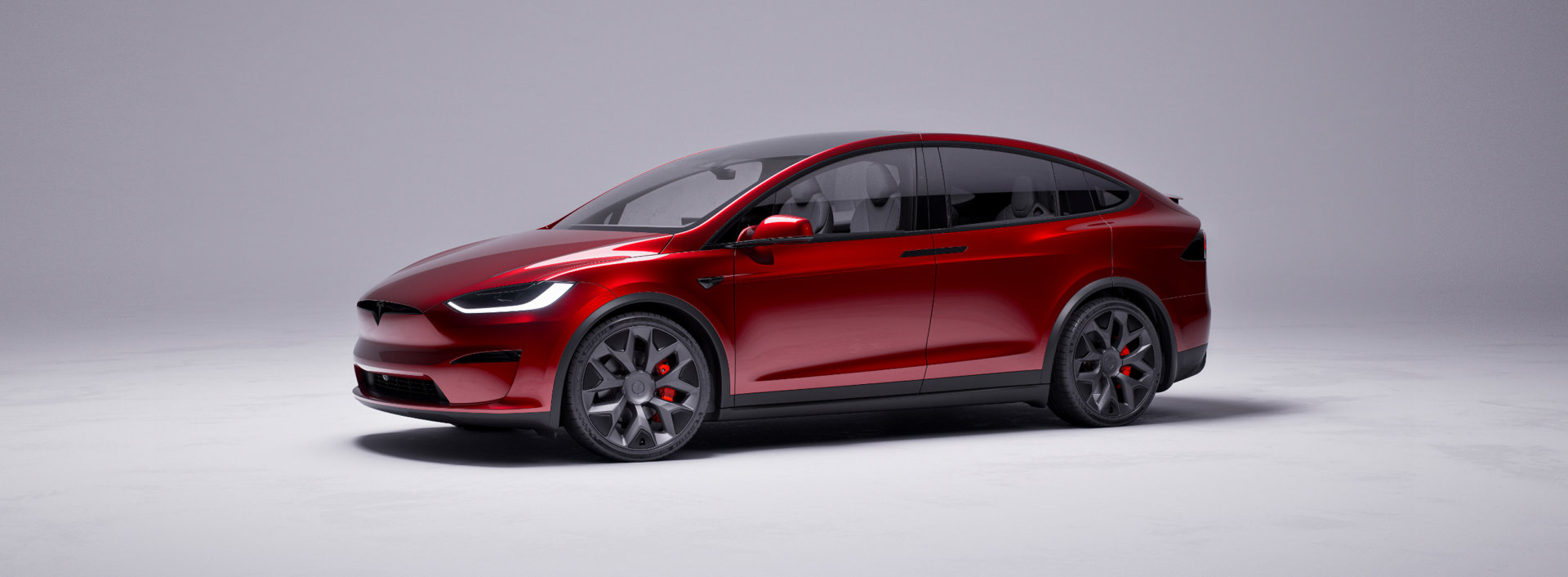 2025 Tesla Model X Plaid side profile