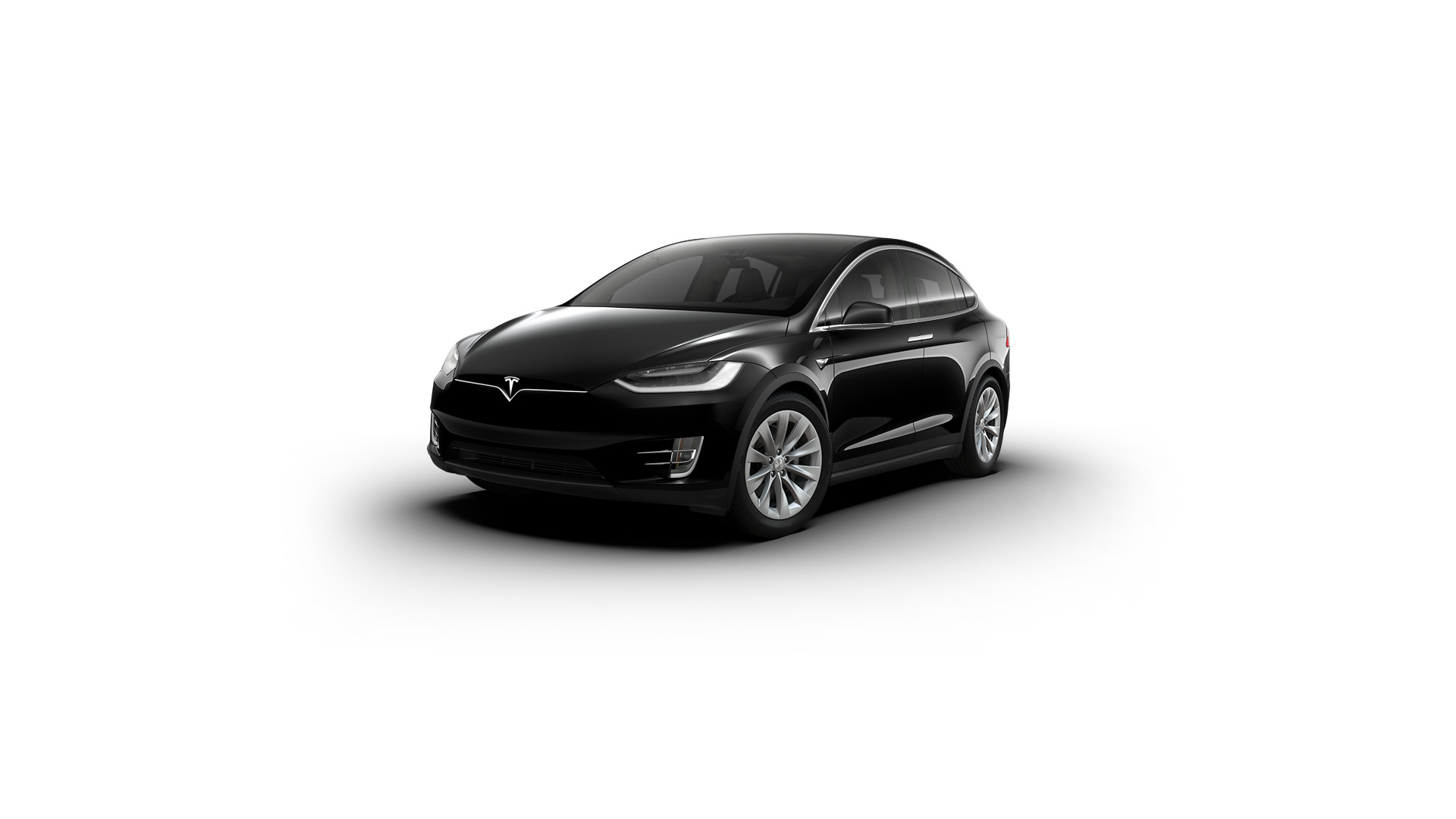 2017 Tesla Model X P100D in studio shot