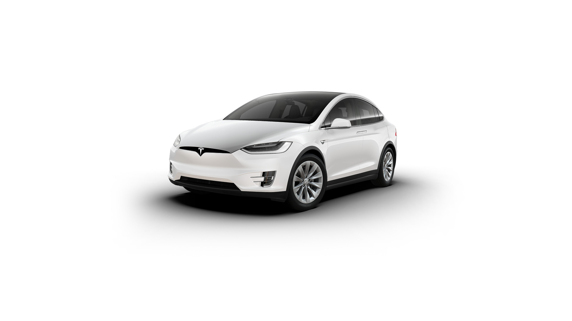 2016 Tesla Model X 90D in studio shot